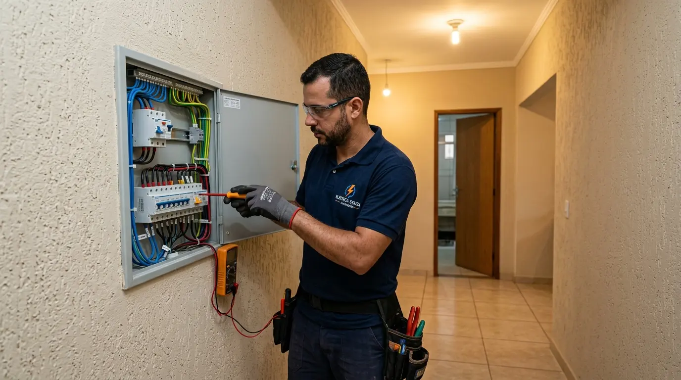 Instalação elétrica em casa no Saco Grande Florianópolis